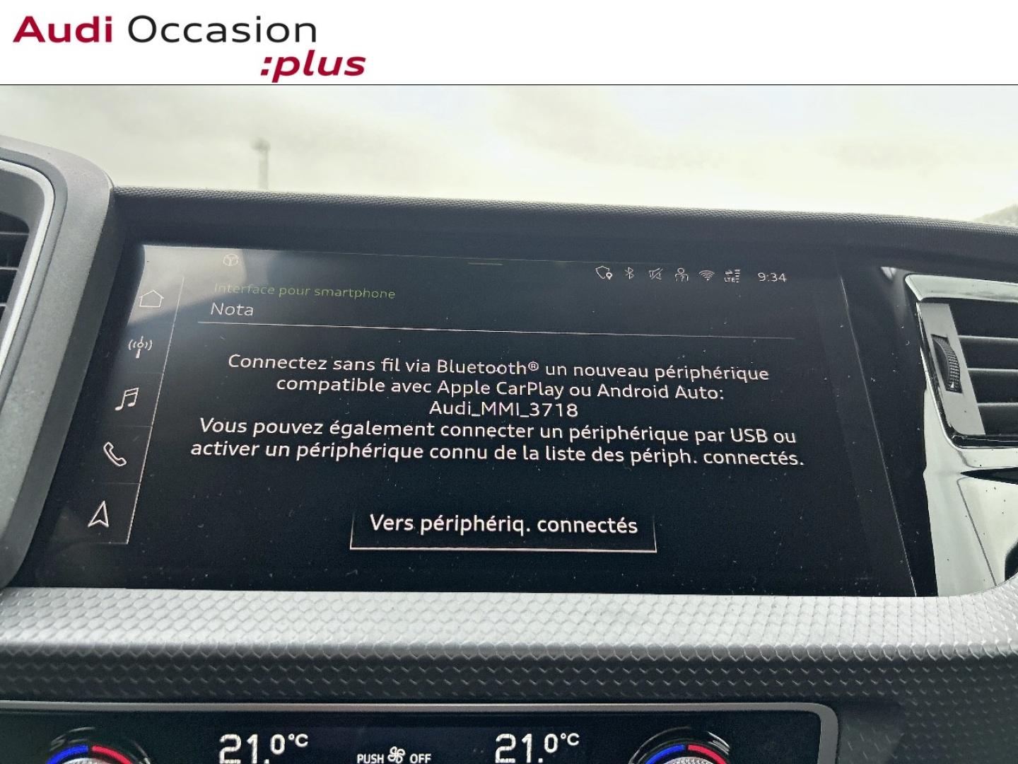 Voitures occasions Audi A1 Sportback Design Cesson-Sévigné
