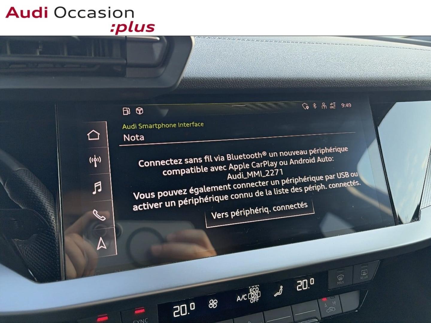 Voitures occasions Audi A3 Sportback S line Cesson-Sévigné