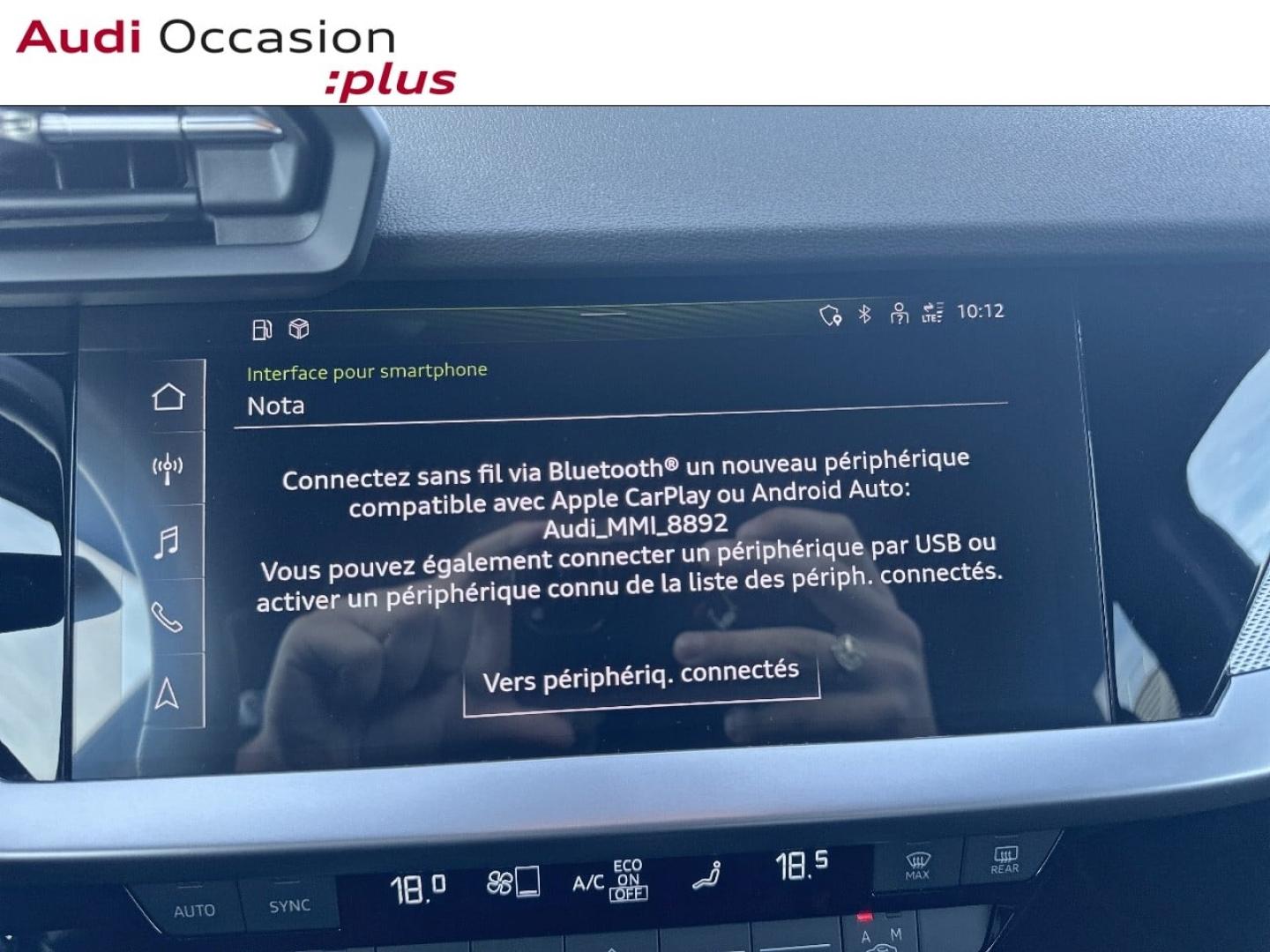 Voitures occasions Audi A3 Sportback S line Cesson-Sévigné