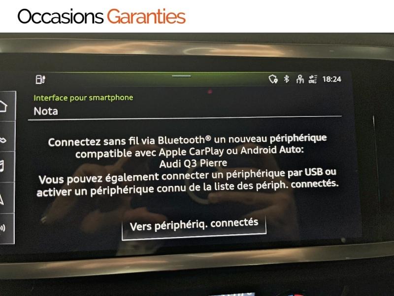 Voitures occasions Audi Q3 Sportback S line Paris