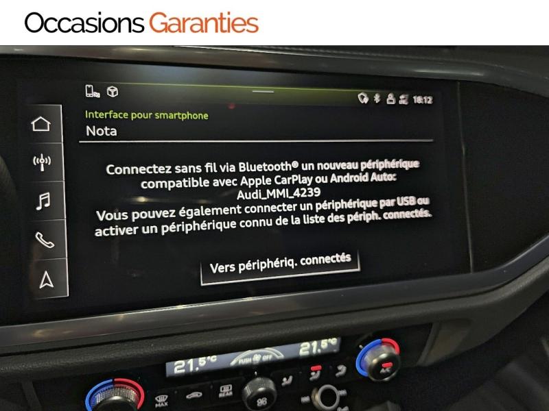 Voitures occasions Audi Q3 Sportback S line Paris