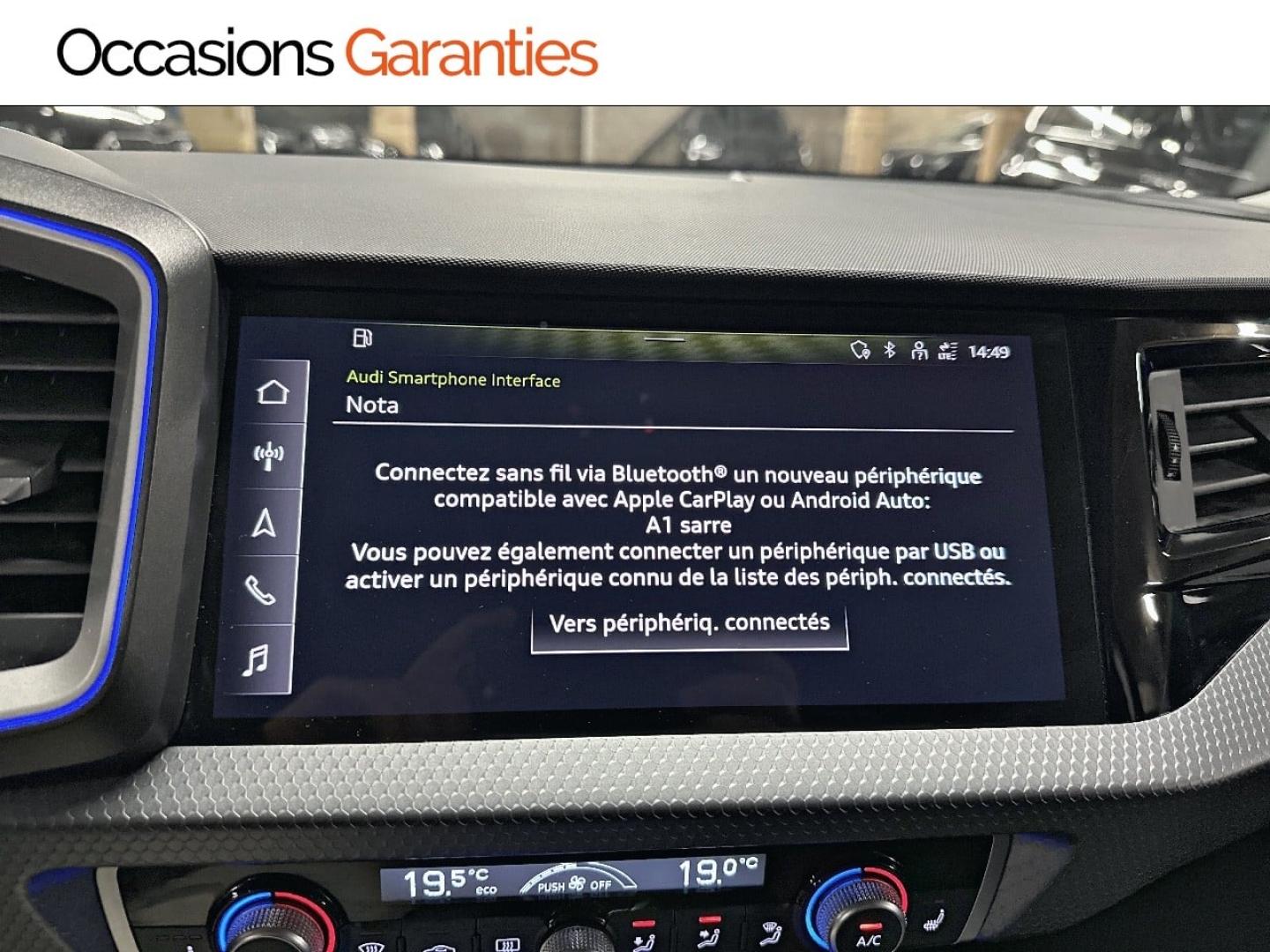 Voitures occasions Audi A1 Sportback Design luxe Paris