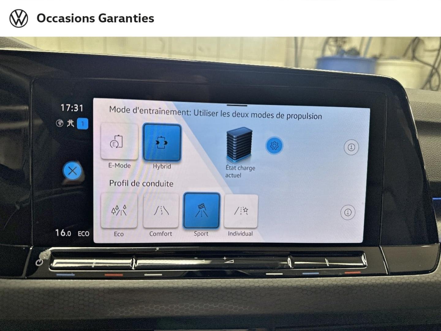 Voitures occasions VOLKSWAGEN GOLF GTE Paris