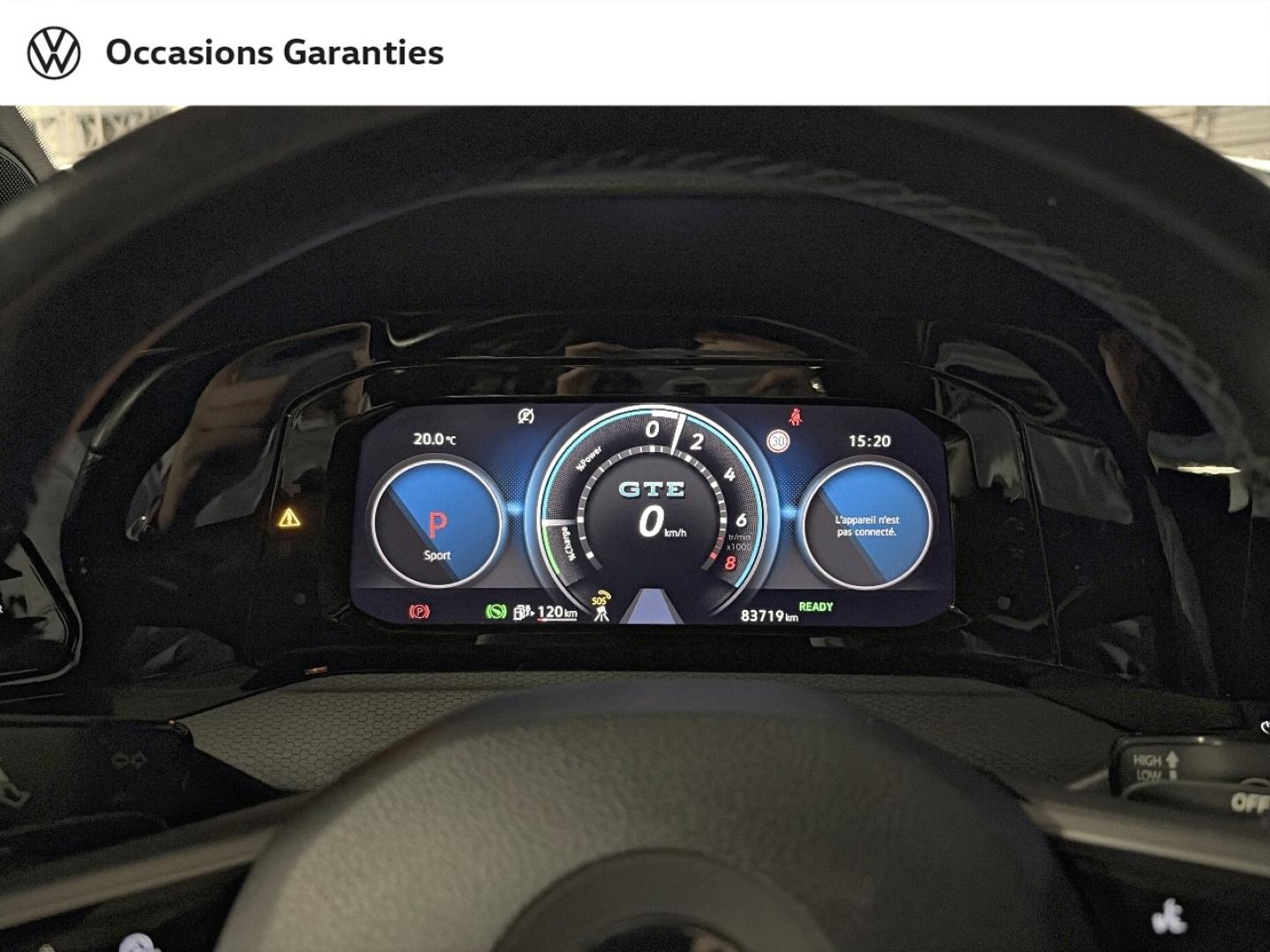 Voitures occasions VOLKSWAGEN GOLF GTE Paris
