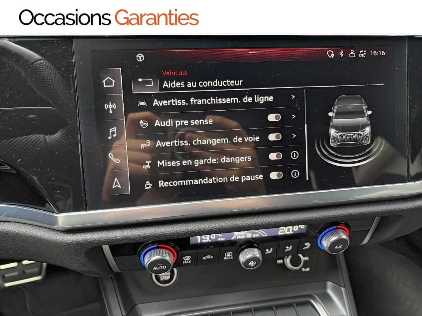 Voitures occasions Audi Q3 Sportback S line Paris