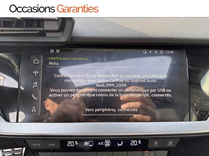 Voitures occasions Audi A3 Sportback S line Villemomble