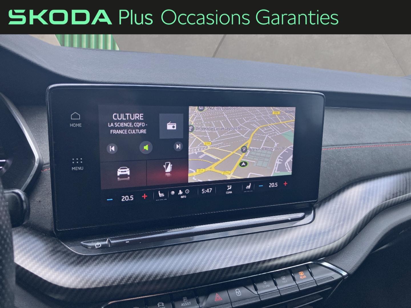 Voitures occasions ŠKODA OCTAVIA RS Villemomble