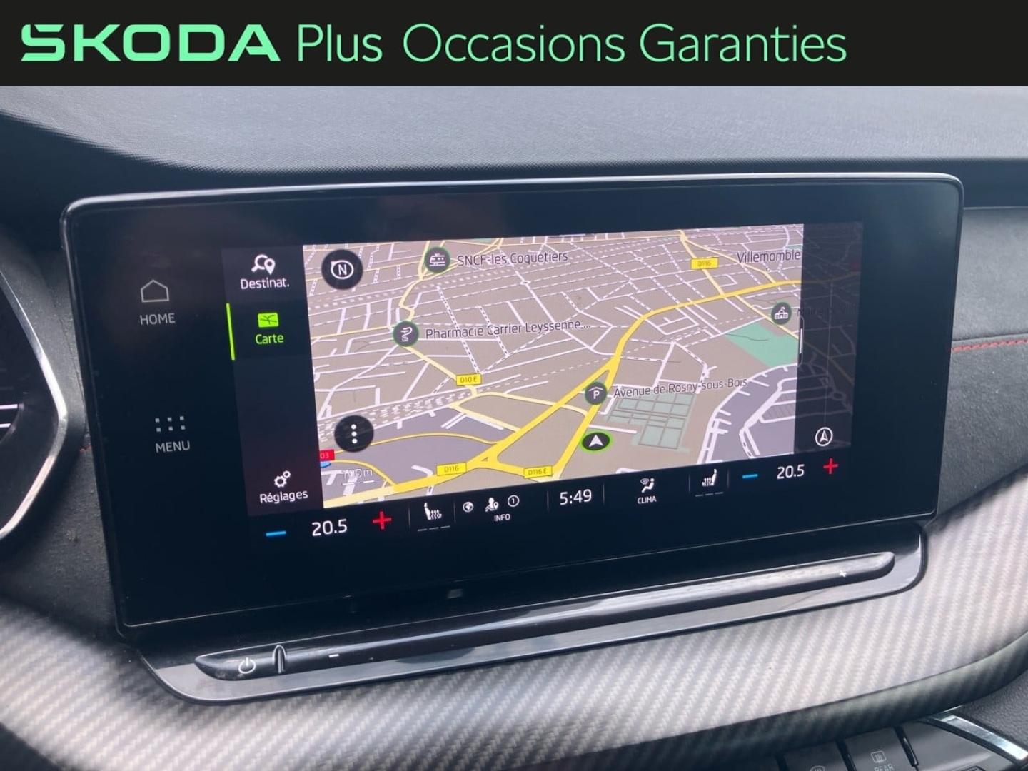 Voitures occasions ŠKODA OCTAVIA RS Villemomble