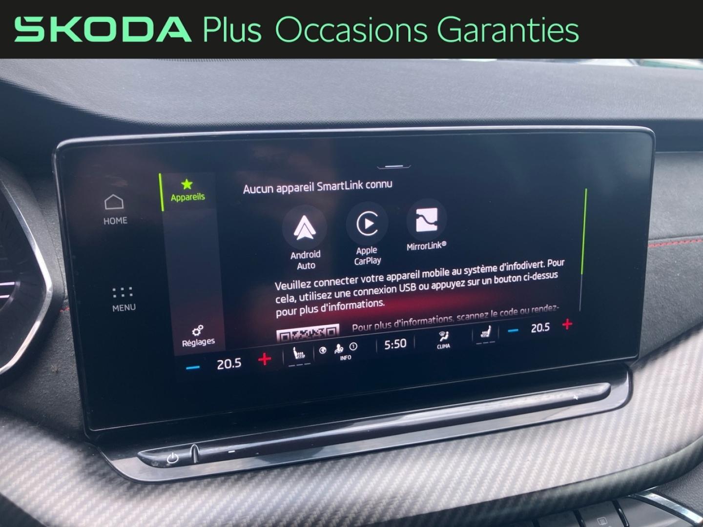 Voitures occasions ŠKODA OCTAVIA RS Villemomble