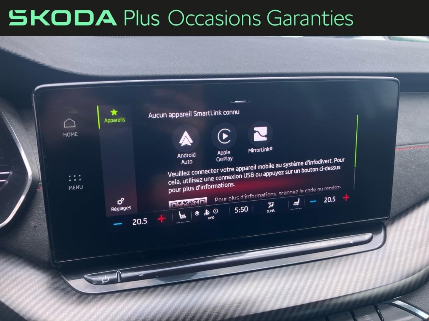 Voitures occasions ŠKODA OCTAVIA RS Villemomble