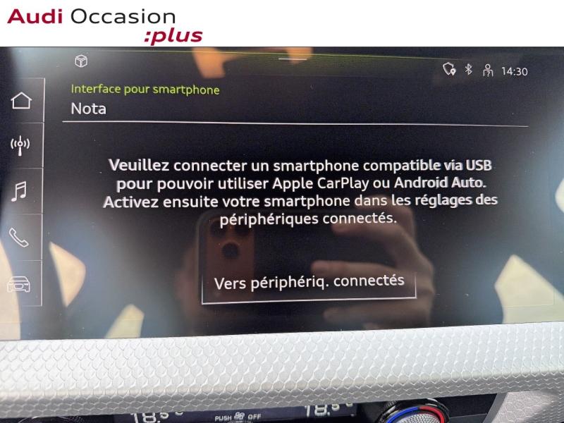 Voitures occasions Audi A1 Sportback S line Rivery