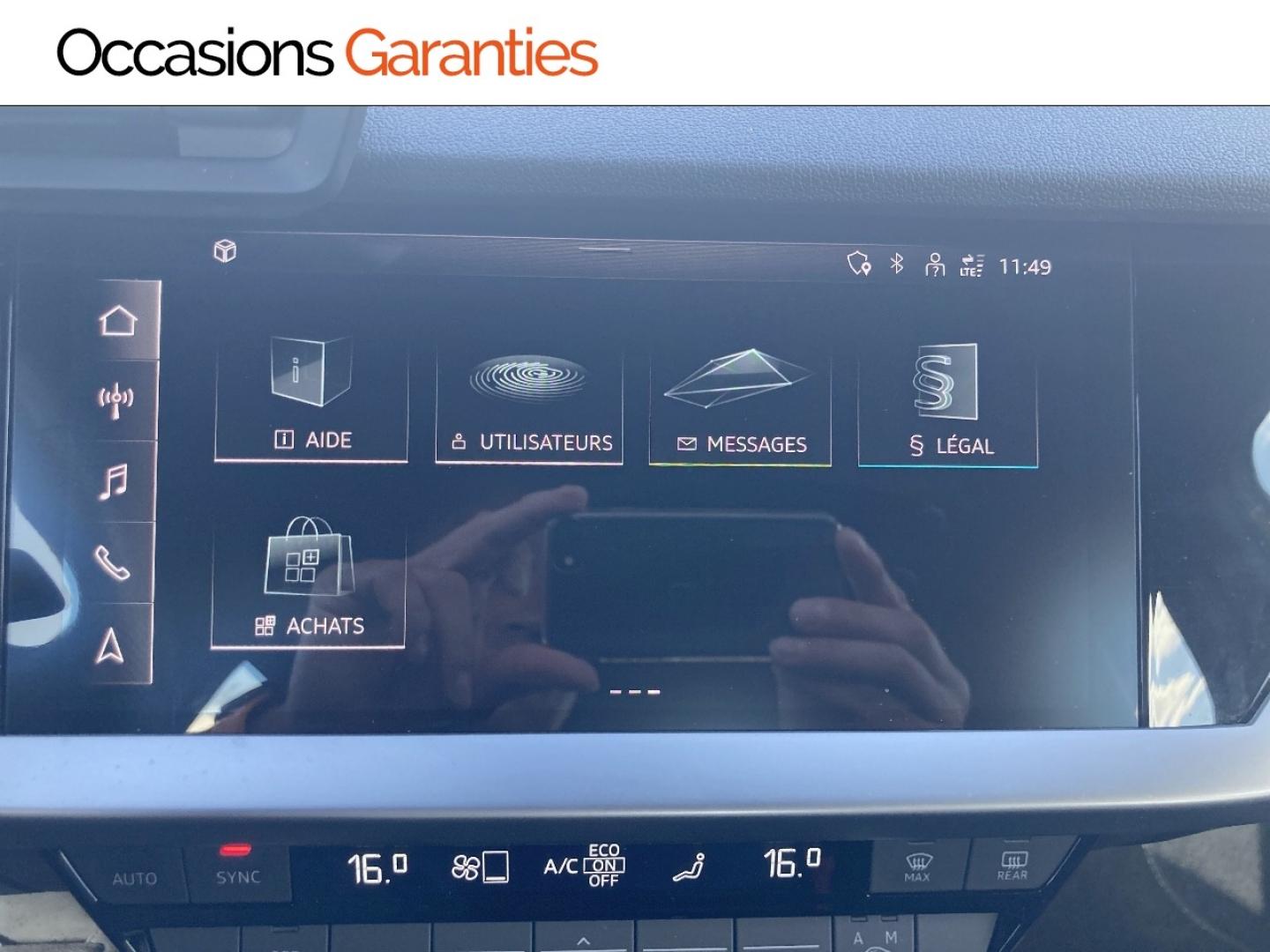 Voitures occasions Audi A3 Berline S line Tomblaine