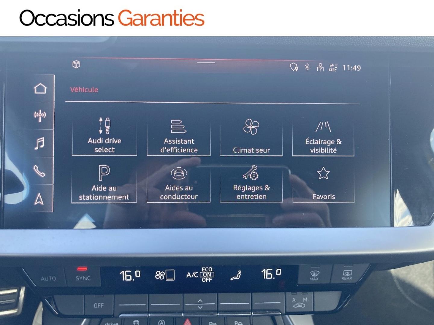Voitures occasions Audi A3 Berline S line Tomblaine