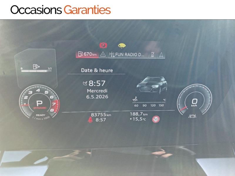 Voitures occasions Audi A3 Sportback S line Tomblaine