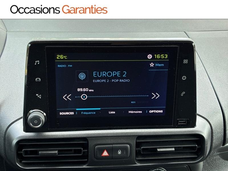 Voitures occasions PEUGEOT PARTNER Base Clermont-Ferrand