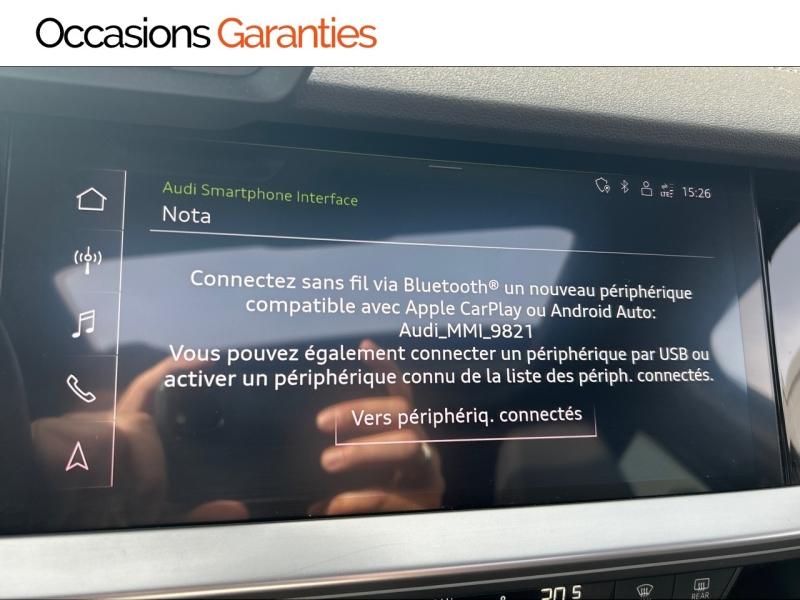Voitures occasions Audi A3 Sportback S line Villers-Cotterêts