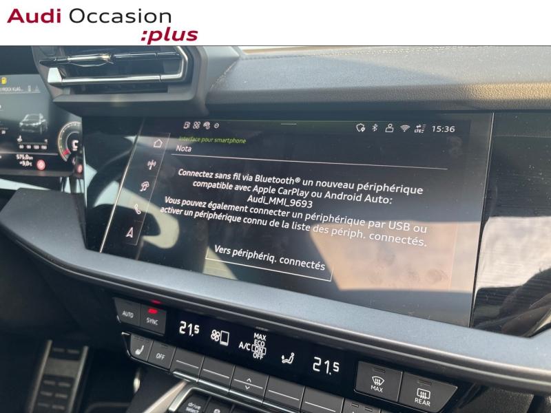 Voitures occasions Audi A3 Sportback S line Dechy