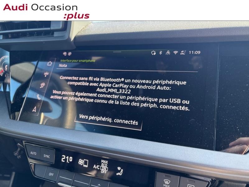 Voitures occasions Audi A3 Sportback S line Dechy