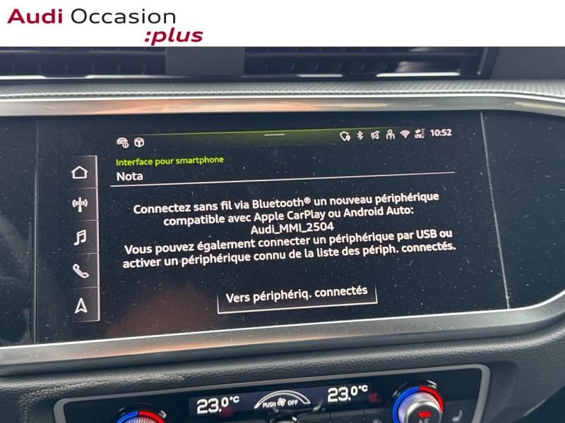 Voitures occasions Audi Q3 Sportback S line plus Dechy
