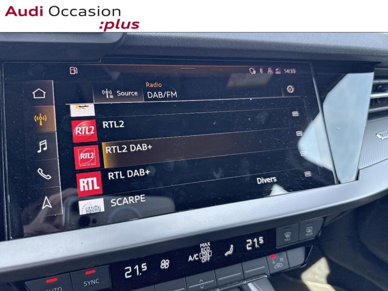 Voitures occasions Audi A3 Sportback S line Dechy