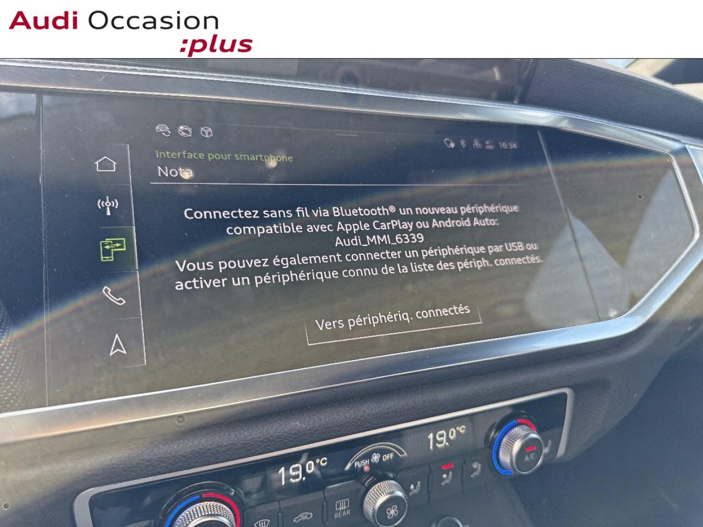 Voitures occasions Audi Q3 Sportback S line Dechy