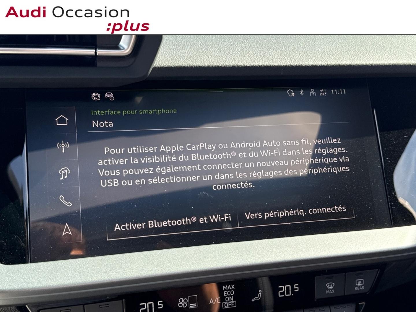 Voitures occasions Audi A3 Sportback S line Dechy