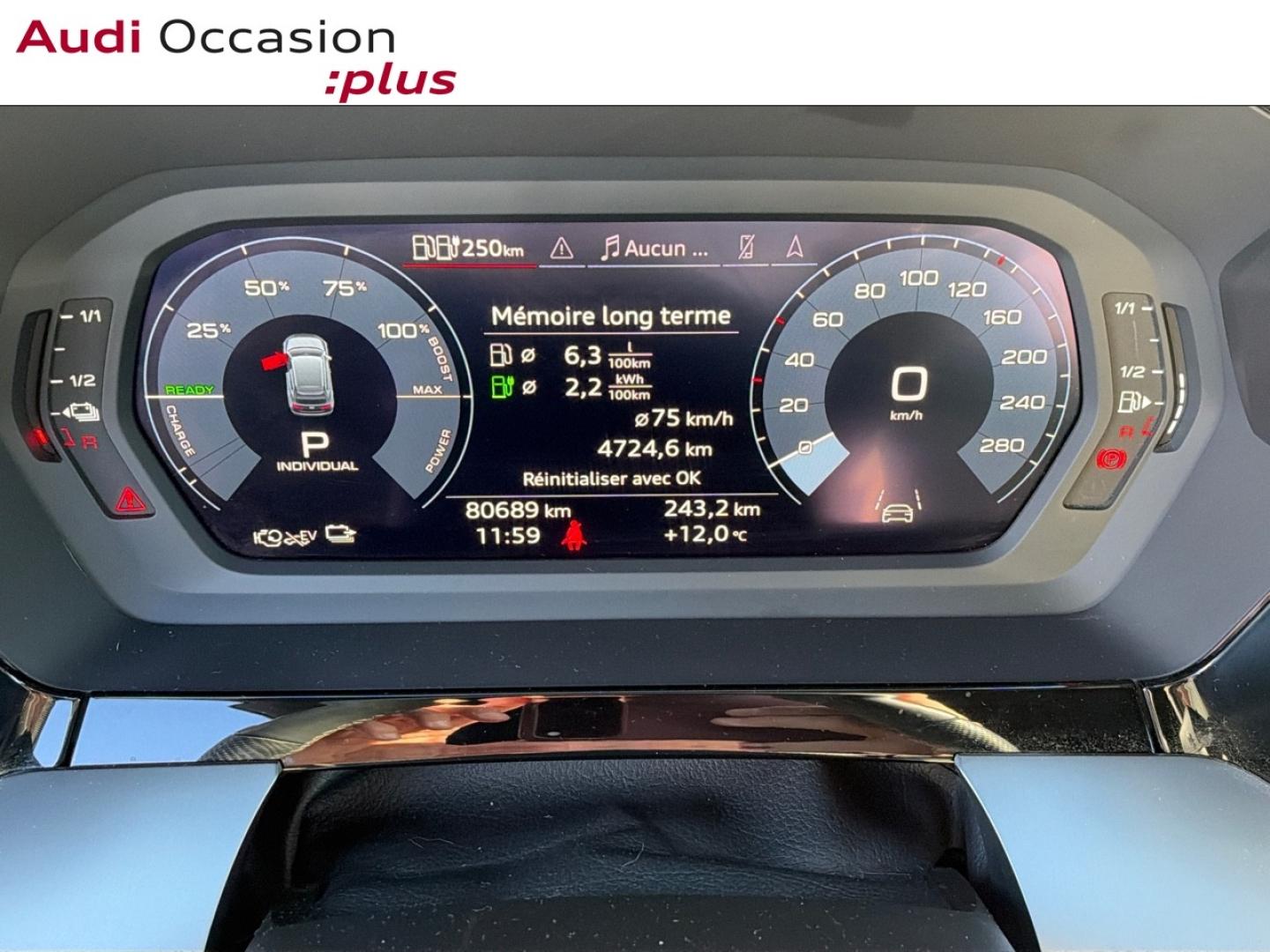 Voitures occasions Audi A3 Sportback S line Dechy