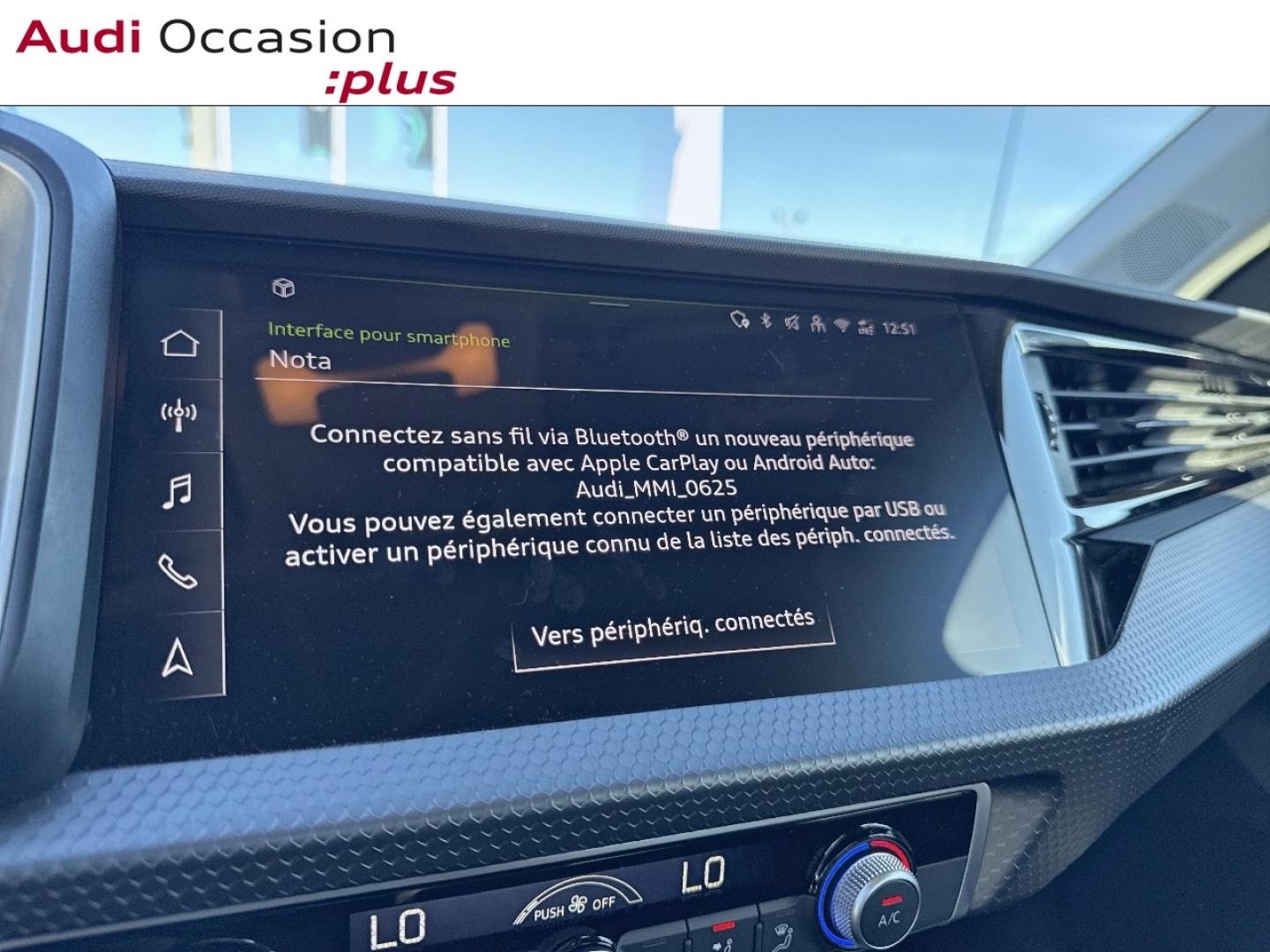 Voitures occasions Audi A1 Sportback Design Dechy