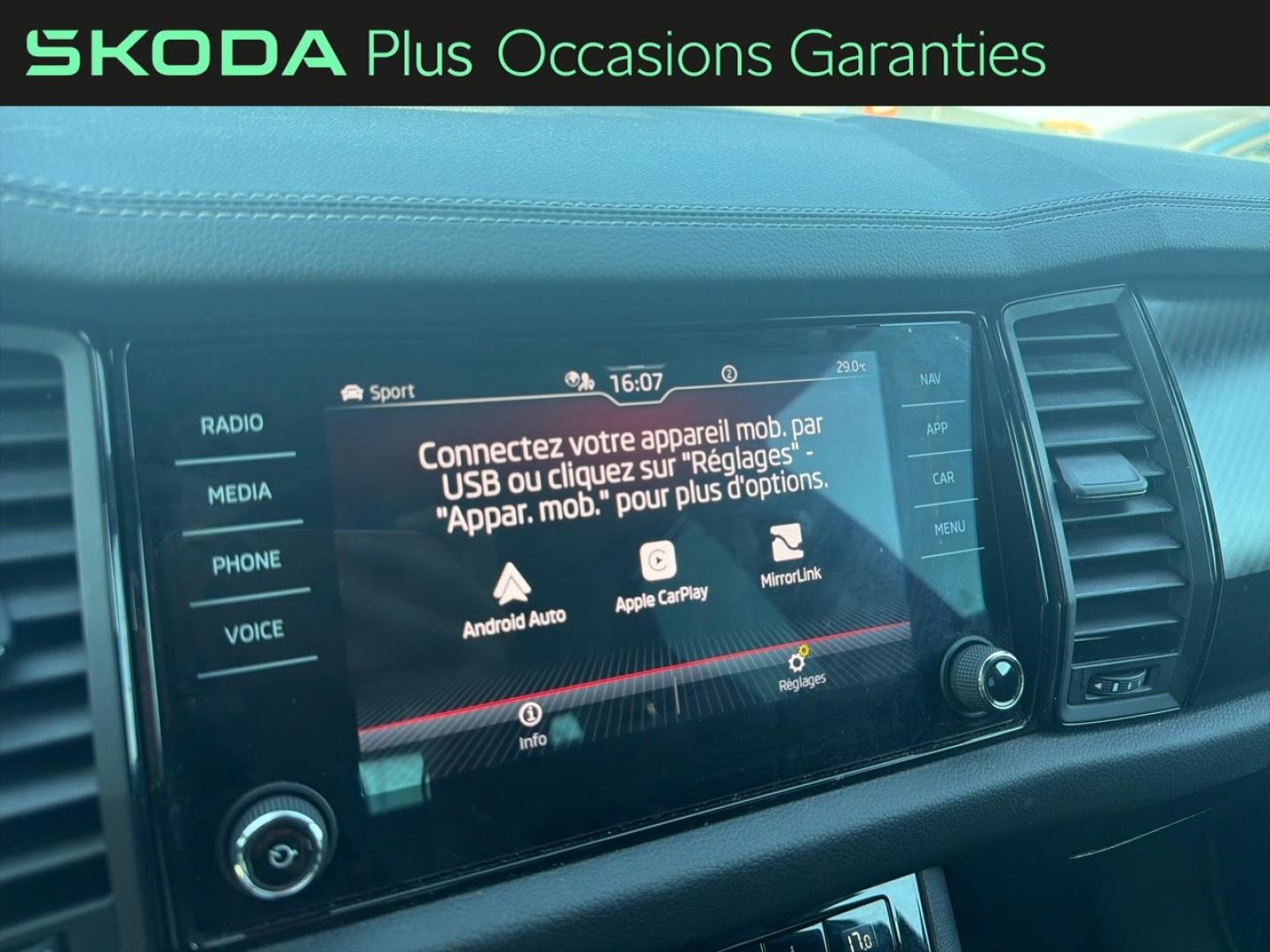 Voitures occasions ŠKODA KODIAQ Sportline Lens