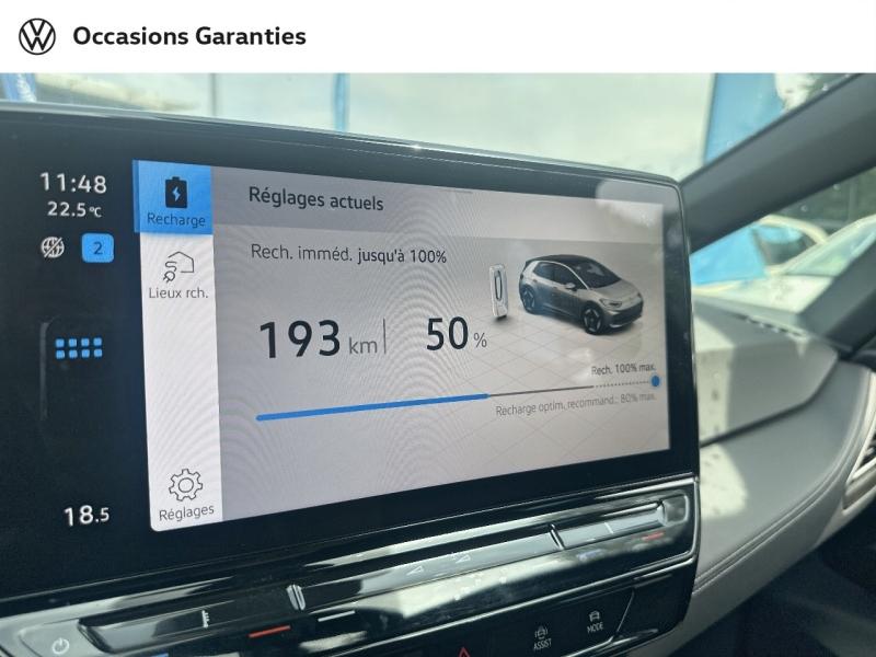 Voitures occasions VOLKSWAGEN ID.3 Base Villeneuve-d'Ascq