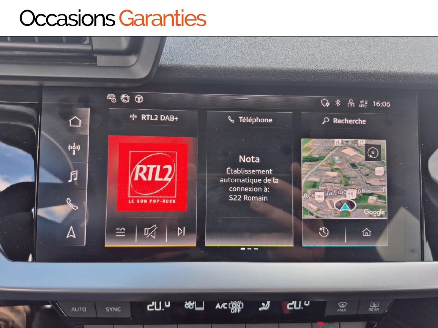 Voitures occasions Audi A3 Sportback S line Bruay-la-Buissière