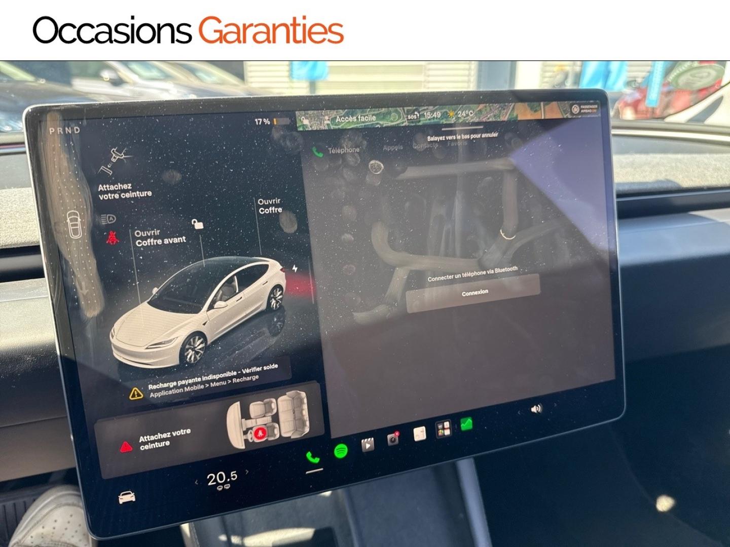 Voitures occasions TESLA MODEL 3 Standard Lens
