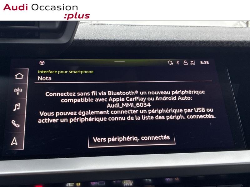 Voitures occasions Audi A3 Sportback S line Clermont-Ferrand