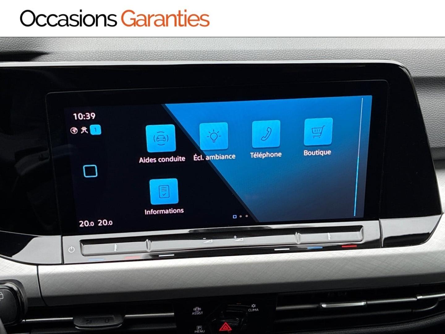 Voitures occasions VOLKSWAGEN GOLF Life Business 1st Clermont-Ferrand