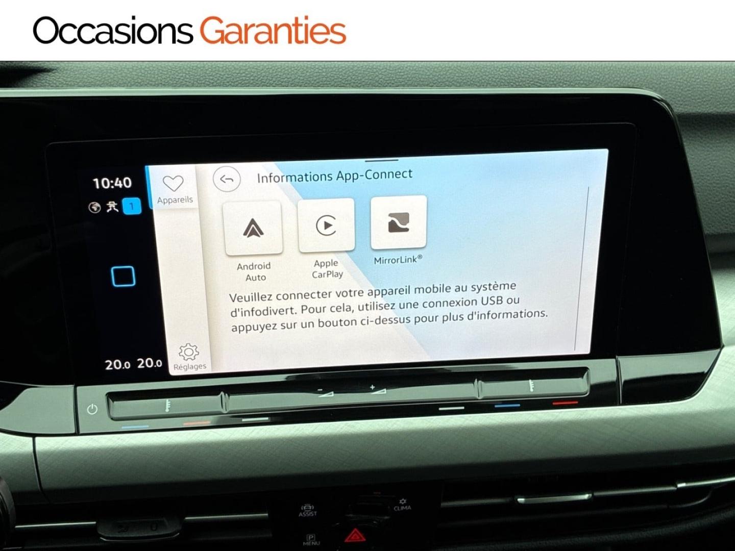 Voitures occasions VOLKSWAGEN GOLF Life Business 1st Clermont-Ferrand