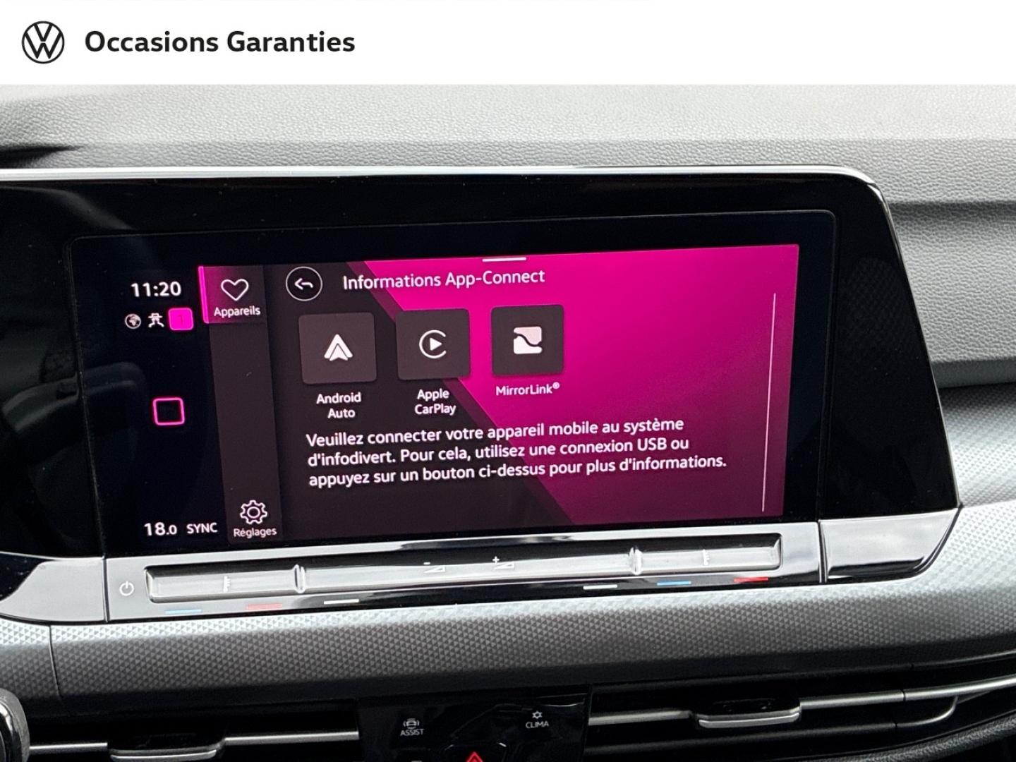 Voitures occasions VOLKSWAGEN GOLF Active Clermont-Ferrand