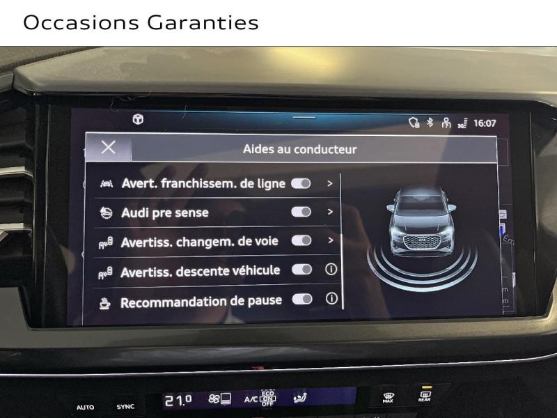 Voitures occasions Audi Q4 Sportback e-tron S line Paris