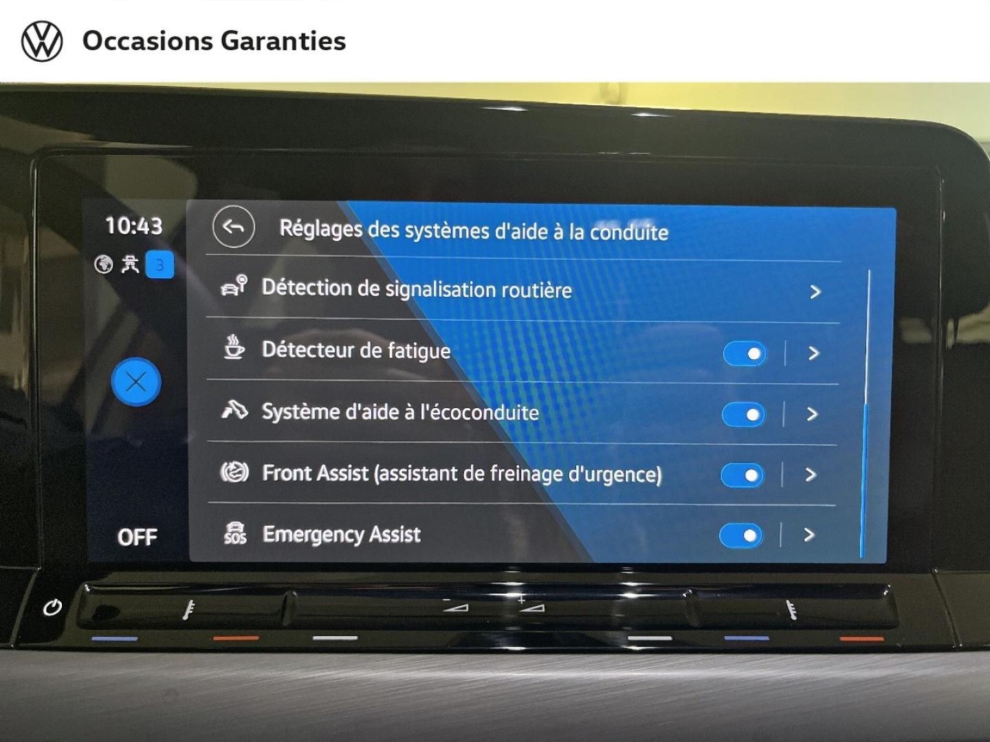 Voitures occasions VOLKSWAGEN GOLF Style Paris