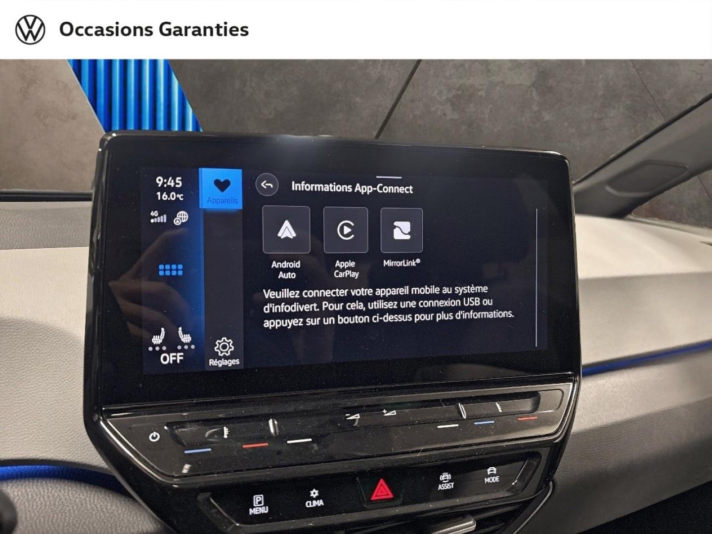 Voitures occasions VOLKSWAGEN ID.3 Base Paris